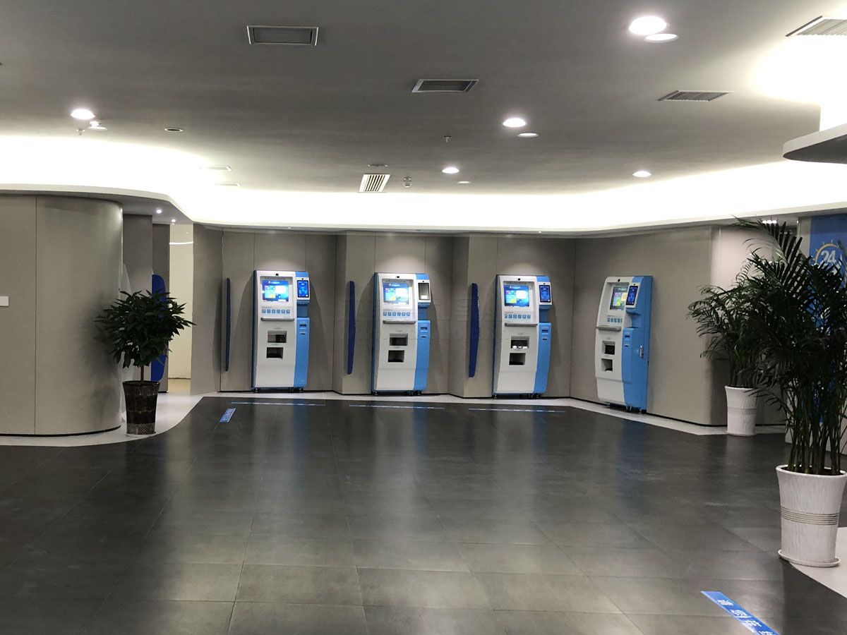 四川达州渠县智慧税务自助终端机安装项目效果图