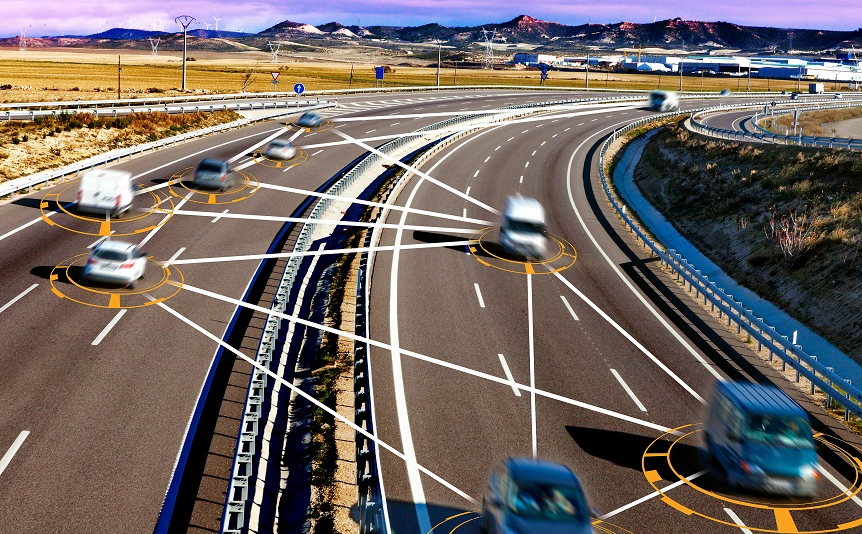 新一代AI技术助力智能交通道路协同网络效果图