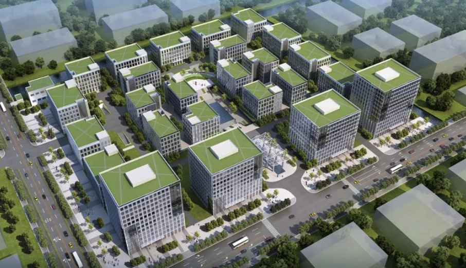 从智慧城市到智慧园区，由外到内的智慧战略规划。效果图