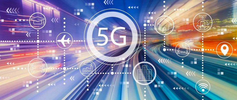 特色5G和工业互联网的应用融合。效果图