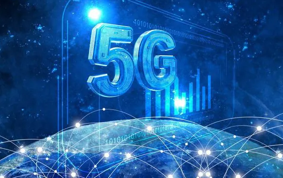 5G物联网助力智慧城市建筑建设。效果图