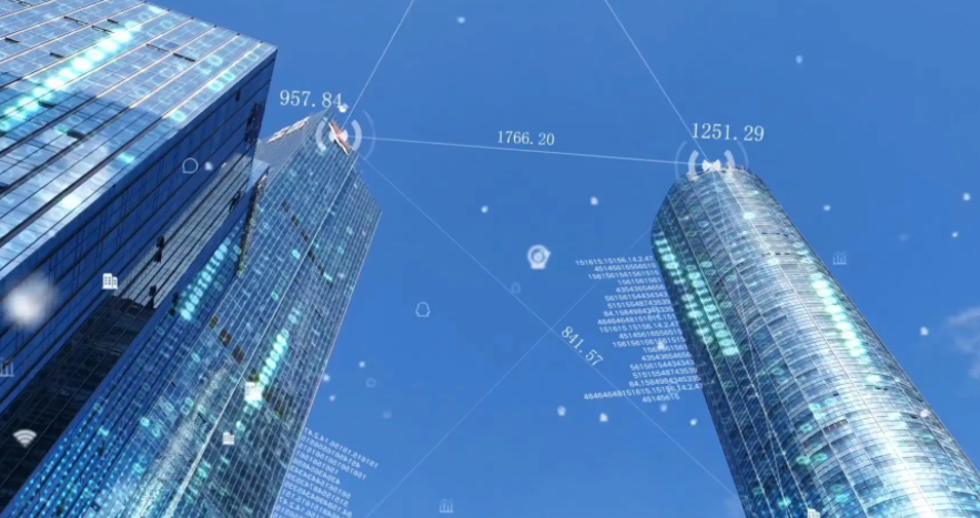 大数据分析生活行为创建智慧城市。效果图