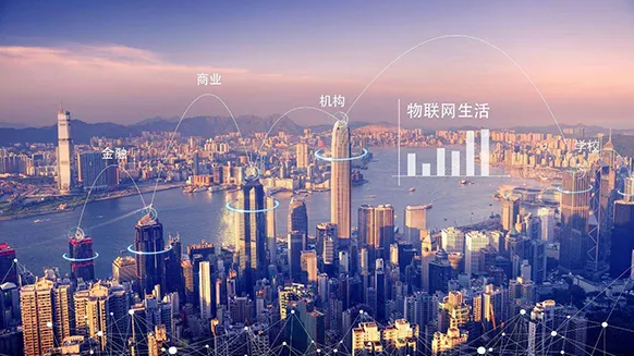 5G构建数字信息经济打造智慧城市。效果图