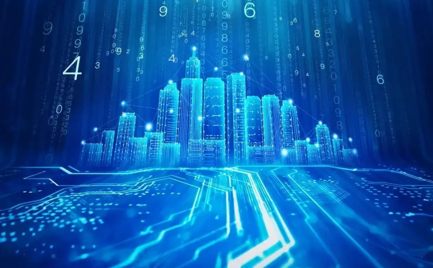 数据采集分析助力智慧建筑。效果图