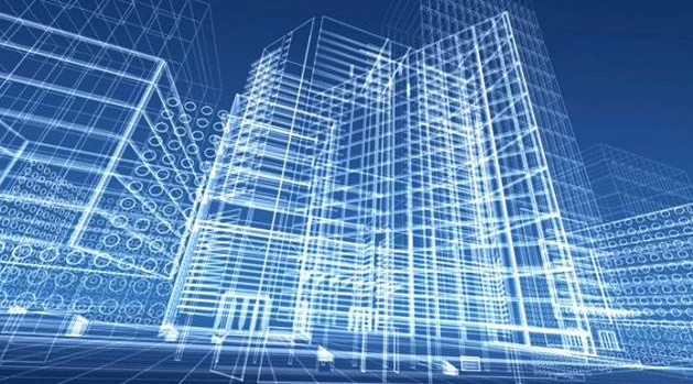 智能建筑技术优点与挑战。效果图