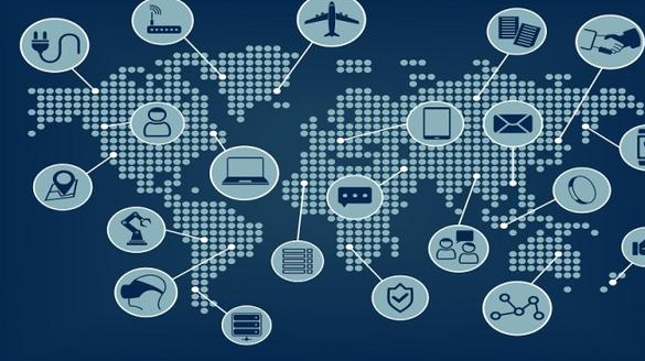 AI与6G融合实现万维互联产业。效果图
