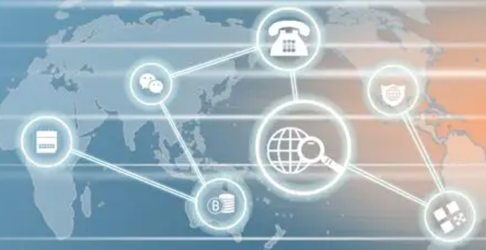 物联网在各行业中的环境应用。效果图